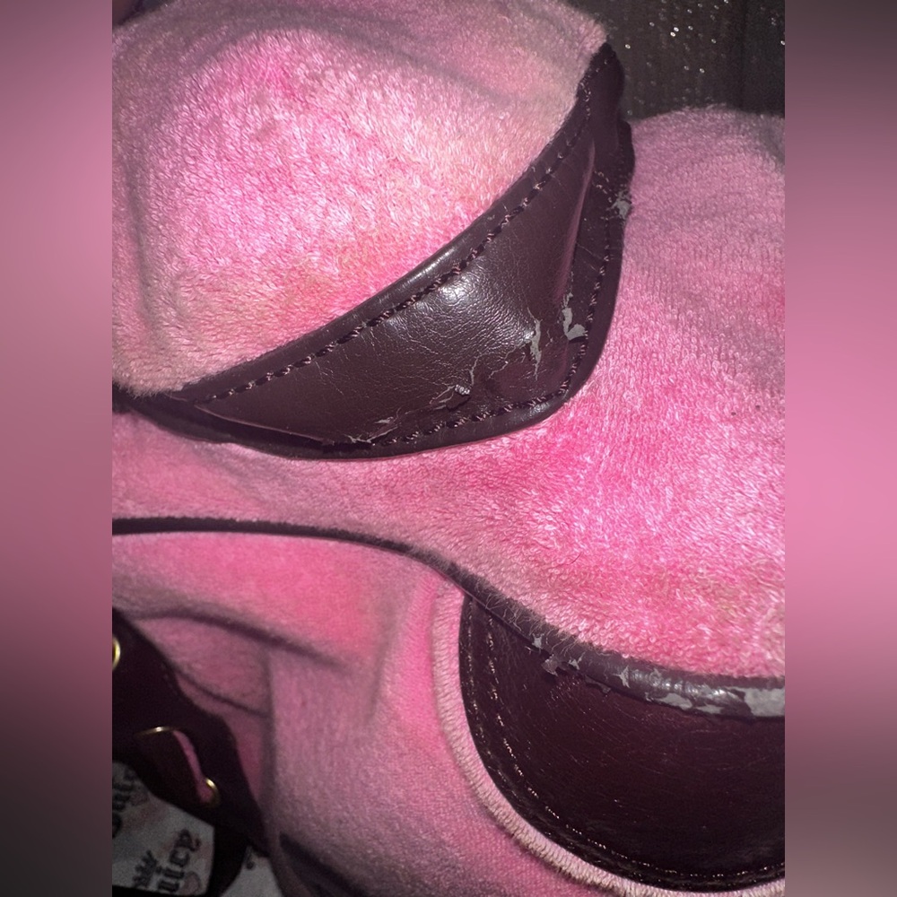* SOLD *Juicy Couture Pink and Brown rare vintage daydreamer Bag - Picture 10 of 15
